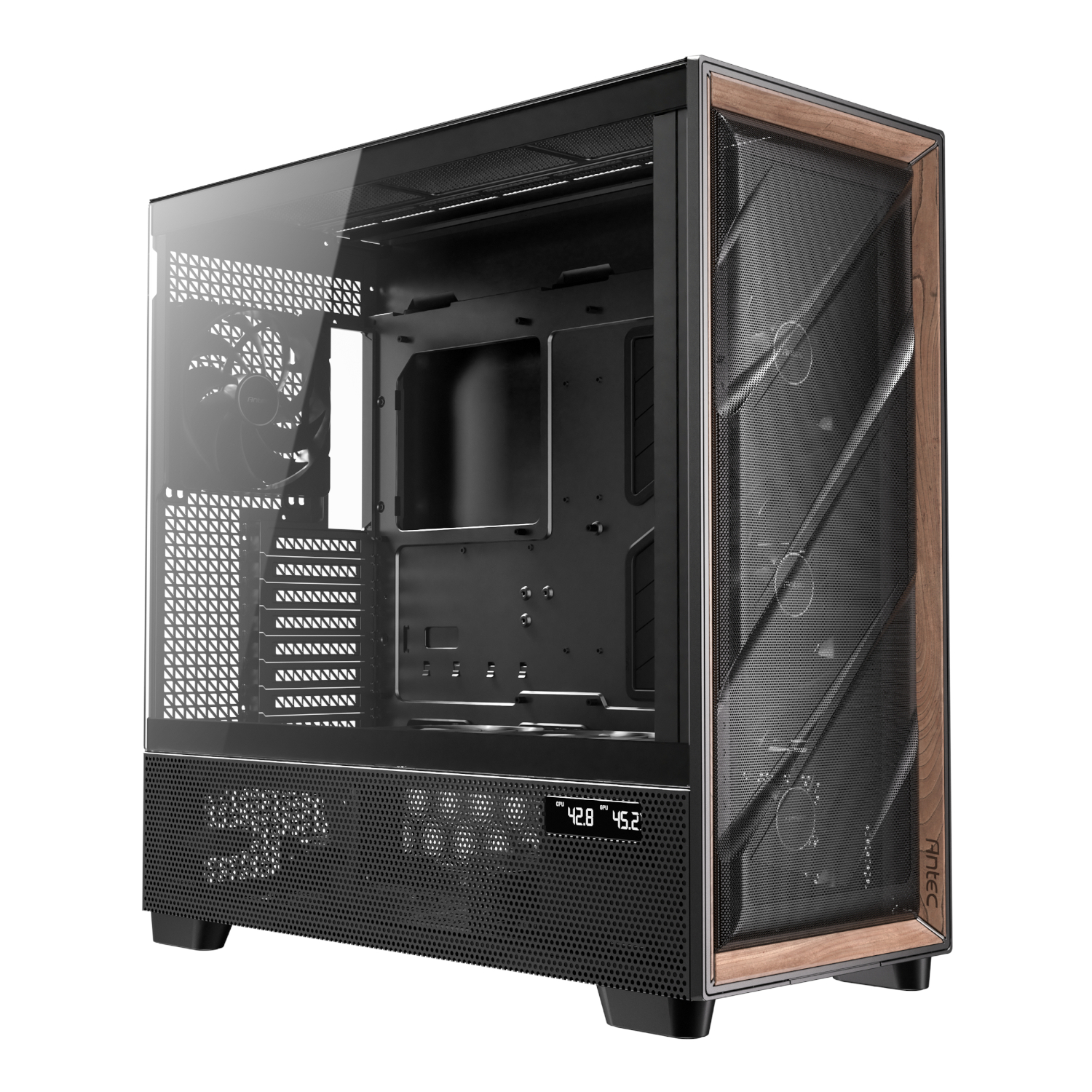 Antec FLUX PRO E-ATX Full Tower Gaming Chassis – Black