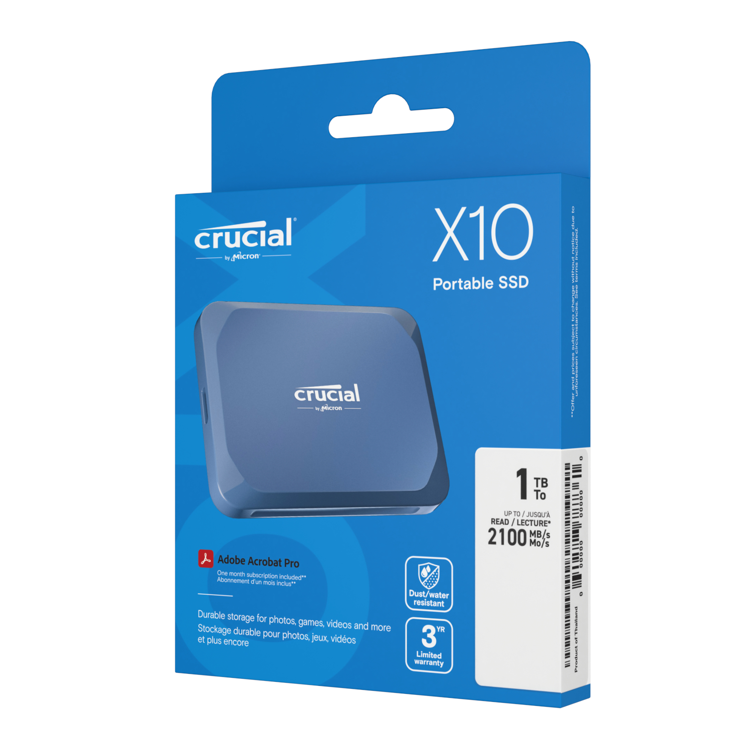 Crucial X10 1TB Type-C Portable SSD - Image 5