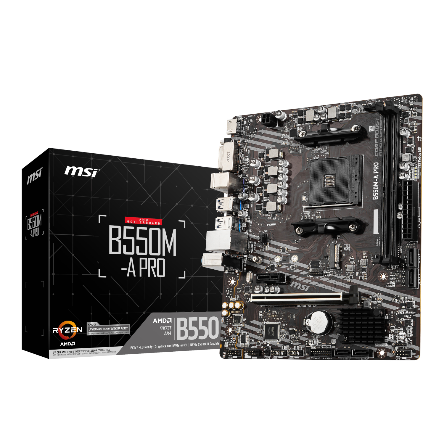 MSI B550M-A Pro AM4 M-ATX Motherboard