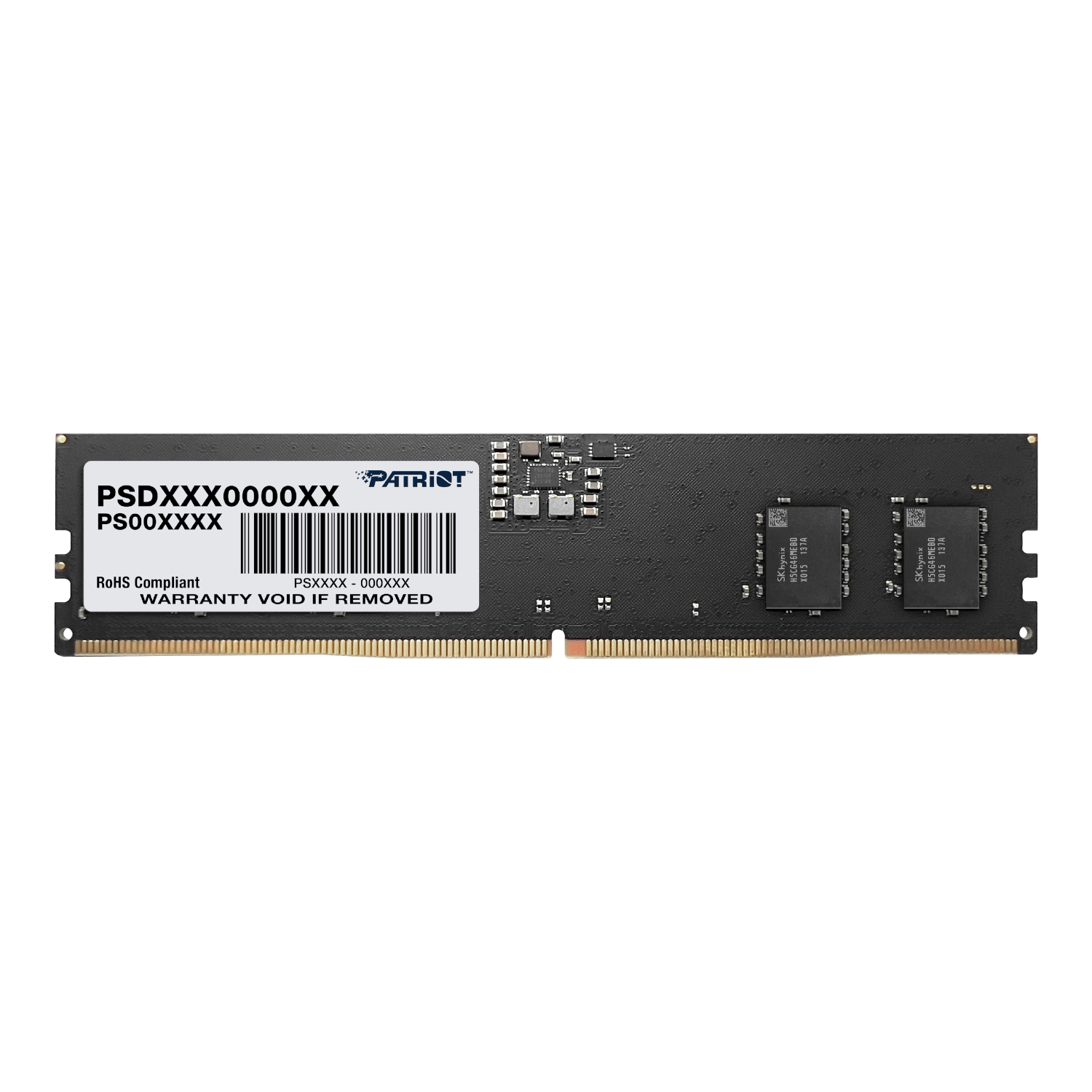 Patriot Signature Line 8GB 4800MHz DDR5 UDIMM Desktop Memory