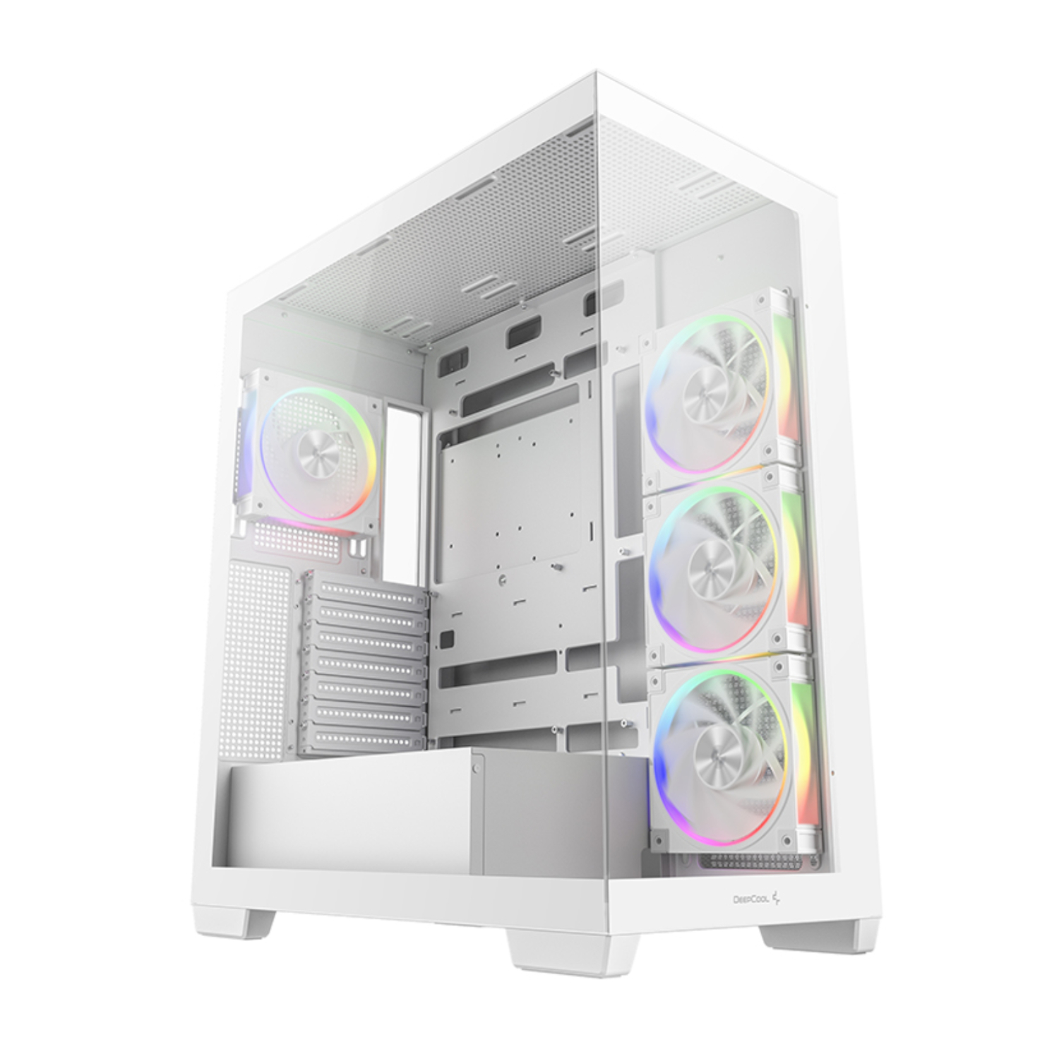 DeepCool CG580 4F V2 ARGB ATX Gaming Chassis – White