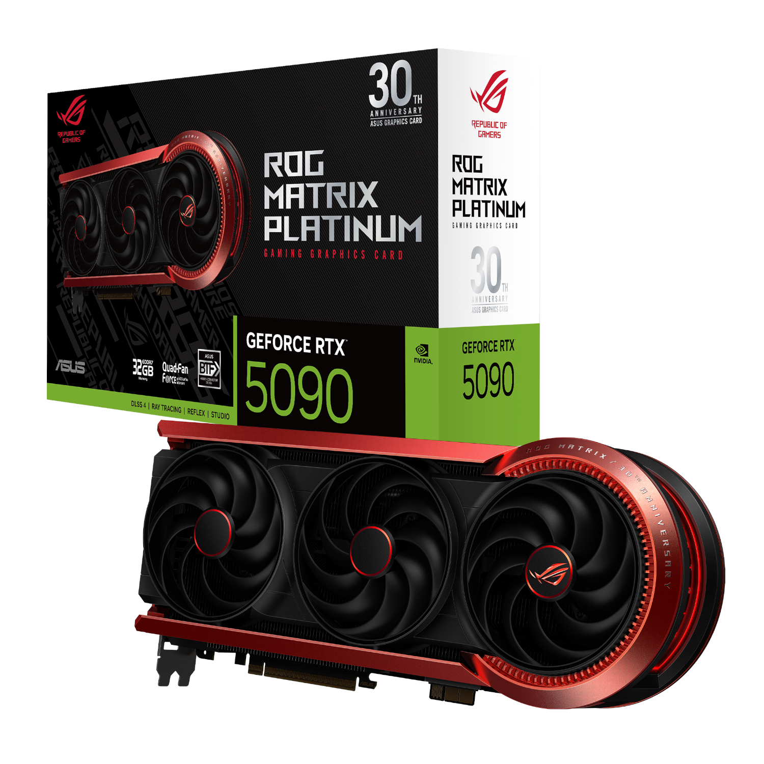 Asus ROG Matrix Platinum GeForce RTX™ 5090 Graphics Card 30th Anniversary Edition